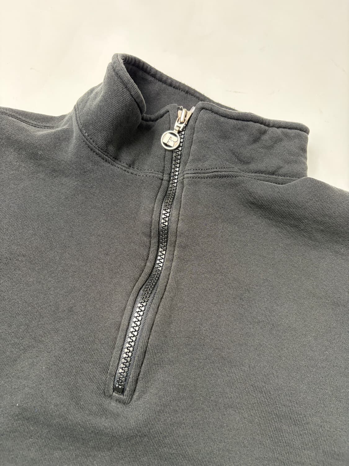 90s Russell Quarter Zip Sweatshirt (blac 상품이미지6