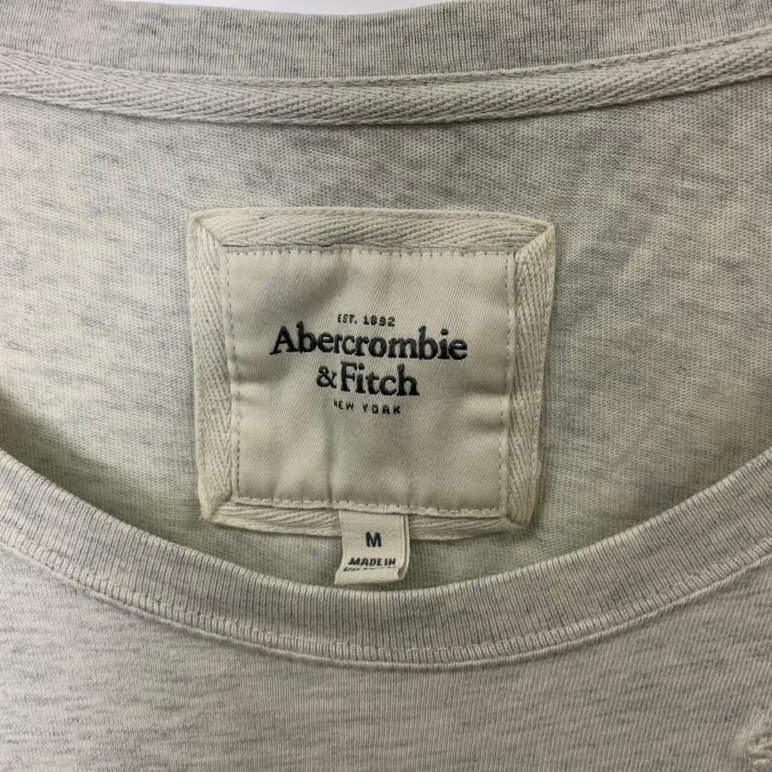 아베크롬비 산양로고 유넥 멜란지 롱 슬리브 상품이미지5