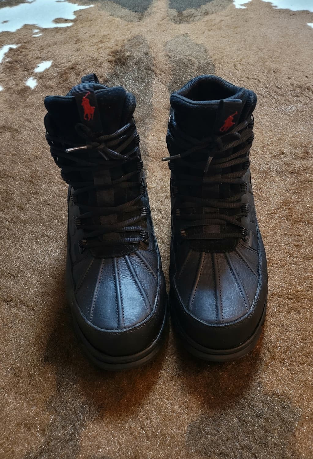 폴로 랄프로렌 남성용 라이더 블랙 가죽 앵글부츠(10.5) 상품이미지5