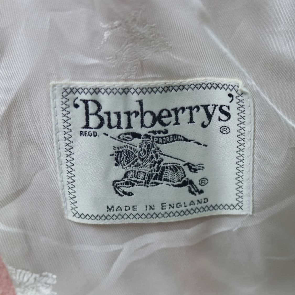 90'S 버버리 트위드 울 혼방 더블 자켓 63987 상품이미지9