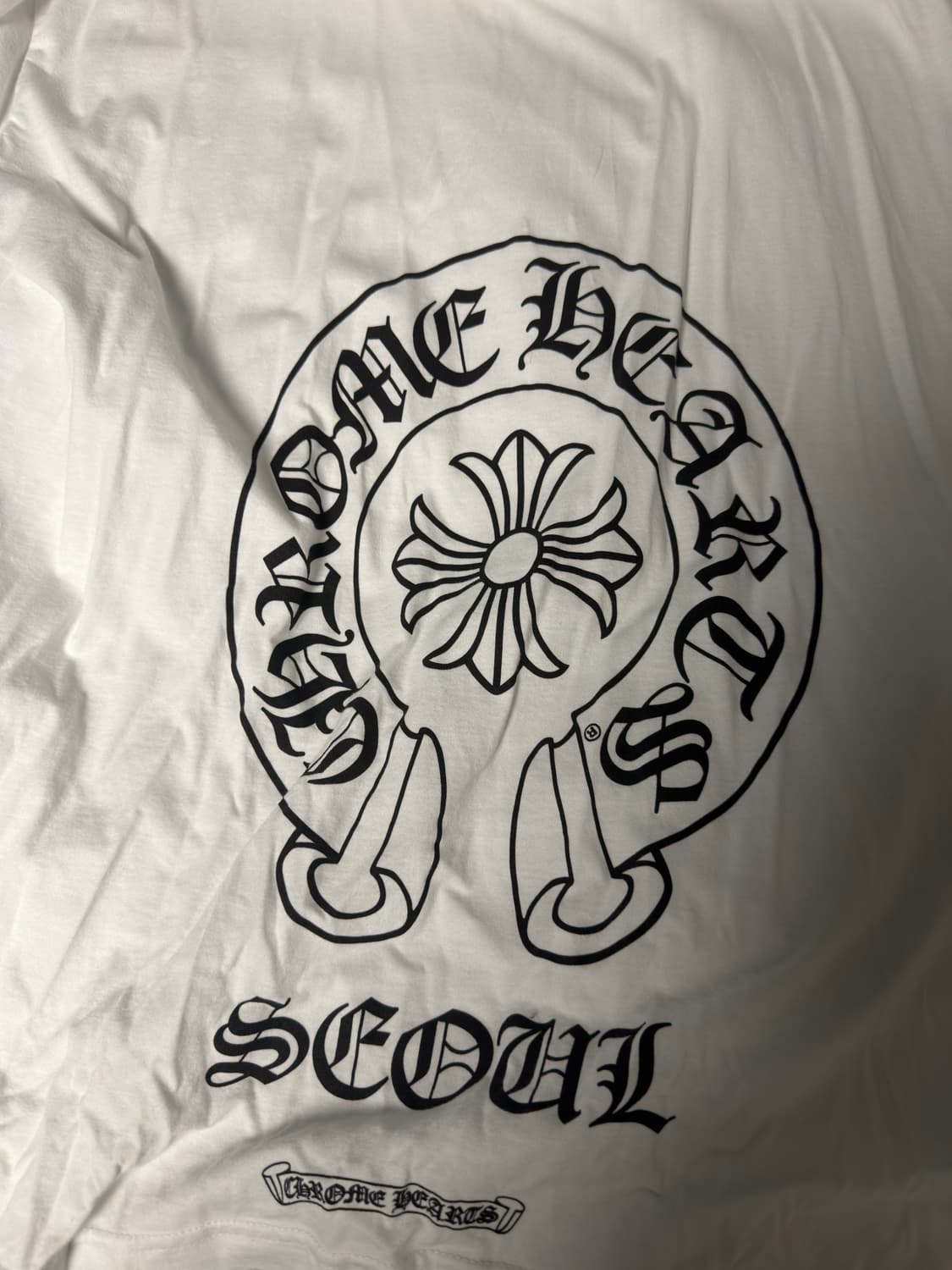 크롬하츠 홀스슈 로고 티셔츠 화이트 - 서울 한정 상품이미지1