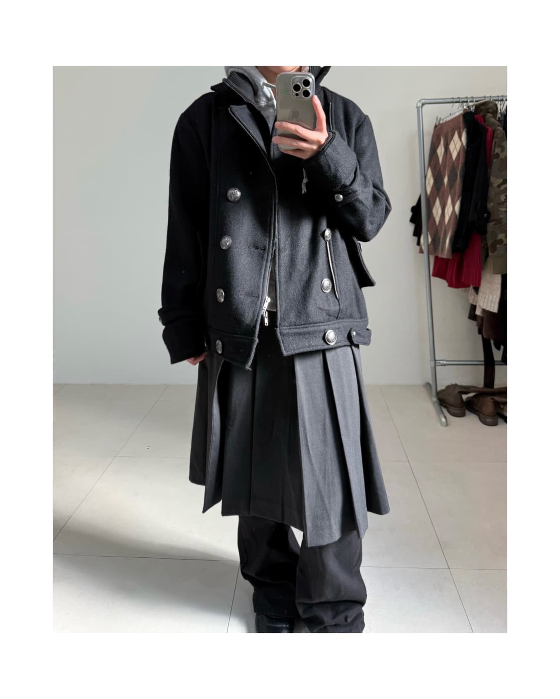 빈티지 울 혼방 자켓 상품이미지2