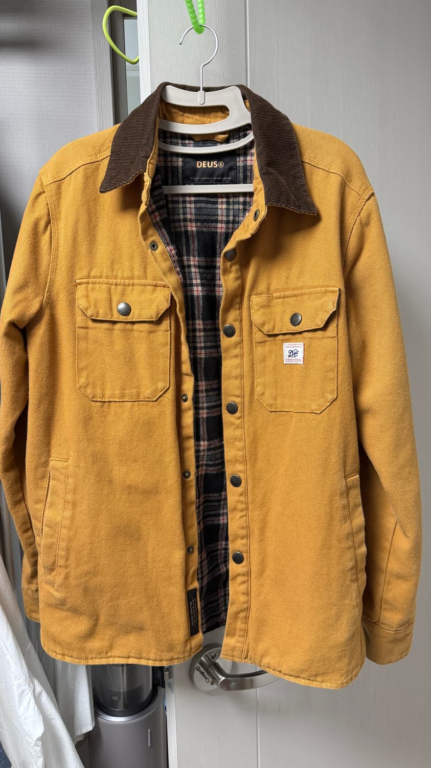 데우스 워크자켓 맥스웰 캔버스 오버셔츠 S 상품이미지1