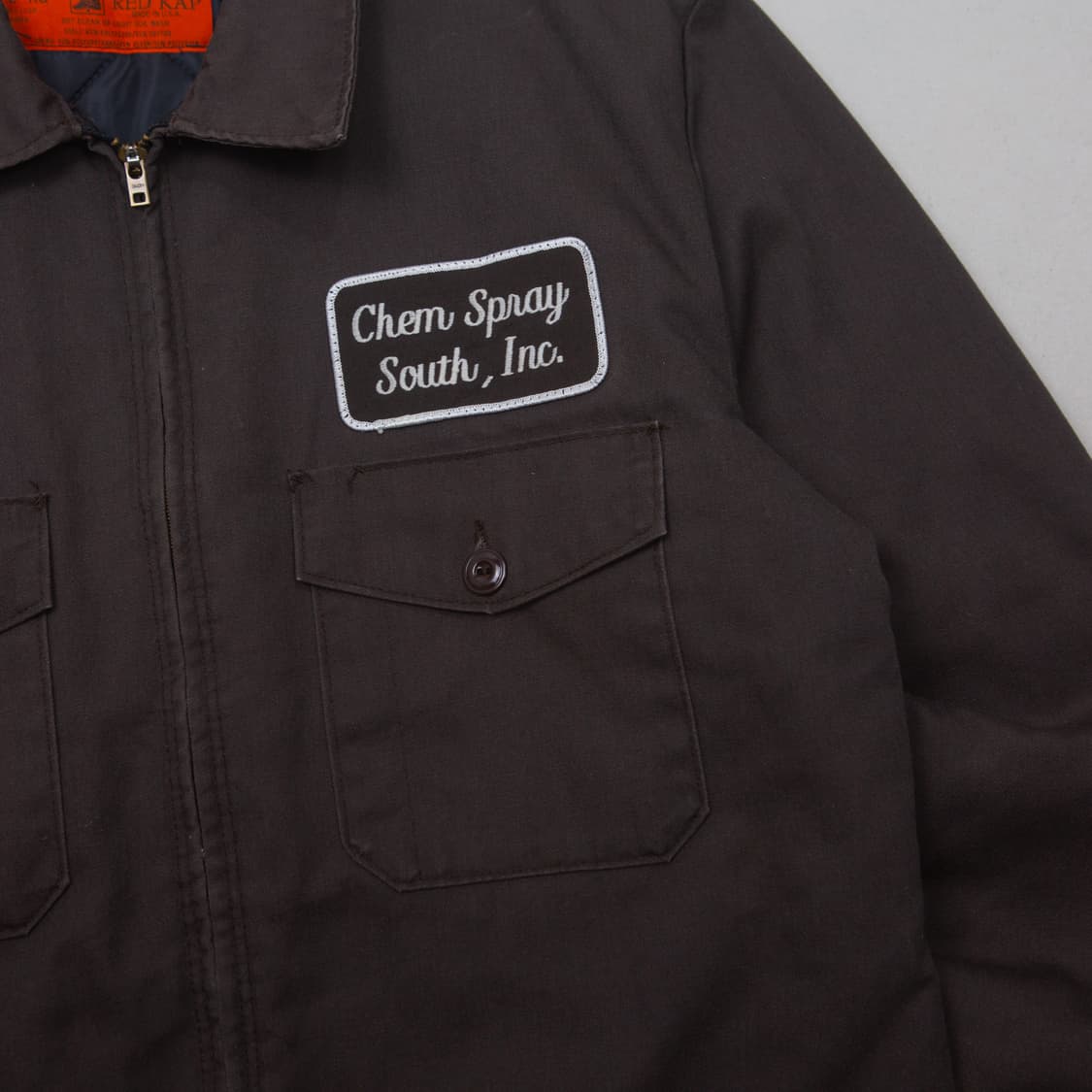 80s Red Kap 65/35 워크 자켓 브라운 상품이미지2