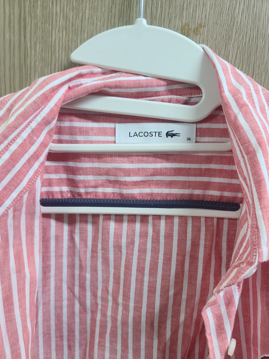 라코스테 스트라이프 벨티드 롱원피스 36 상품이미지2