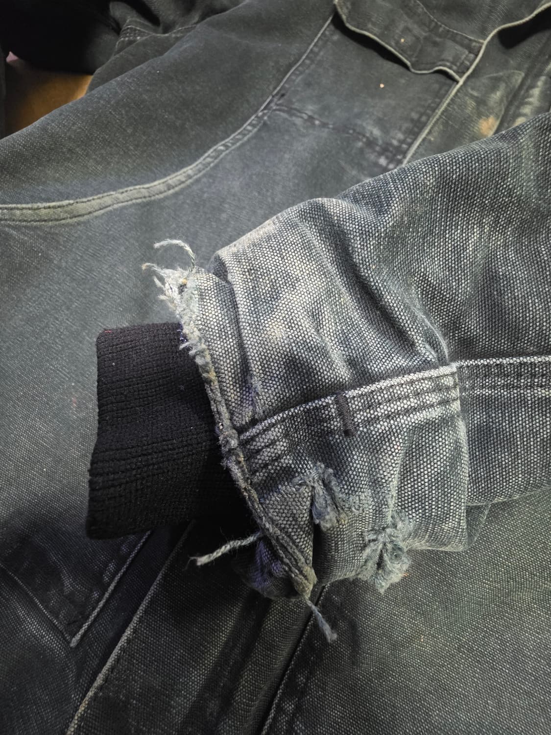 칼하트워크자켓 M사이즈(추정) 블랙 상품이미지8