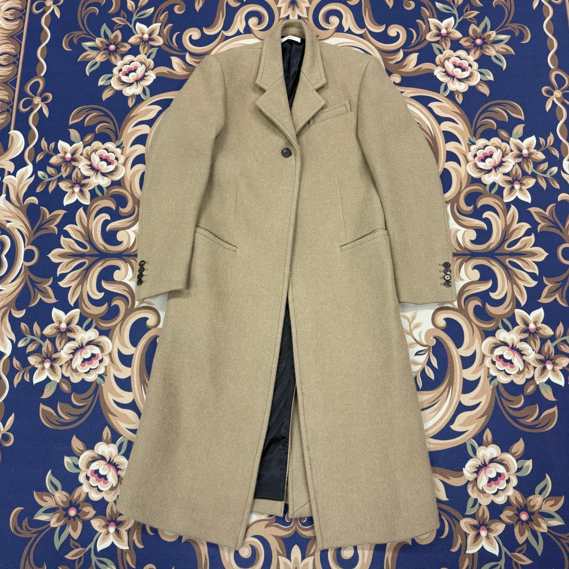 (XS)렉토 Recto 울 알파카 롱코트(베이지) 상품이미지1