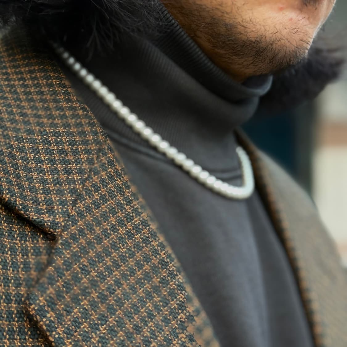 90‘s 로렌스 체크 울 자켓 103-105 상품이미지10