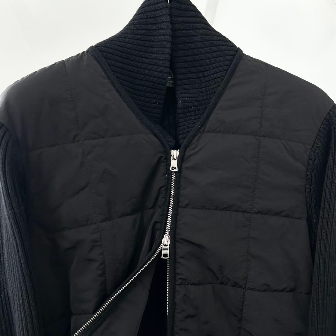 아르마니 익스체인지 패딩 믹스드 니트 자켓 상품이미지7