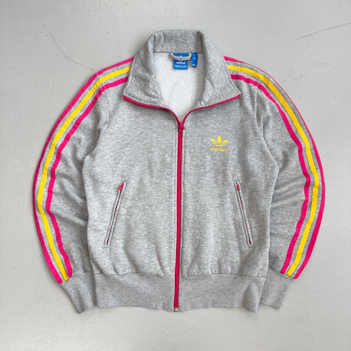 아디다스 빅로고 파이어버드 회핑 트랙탑 코튼 집업 져지 상품이미지2