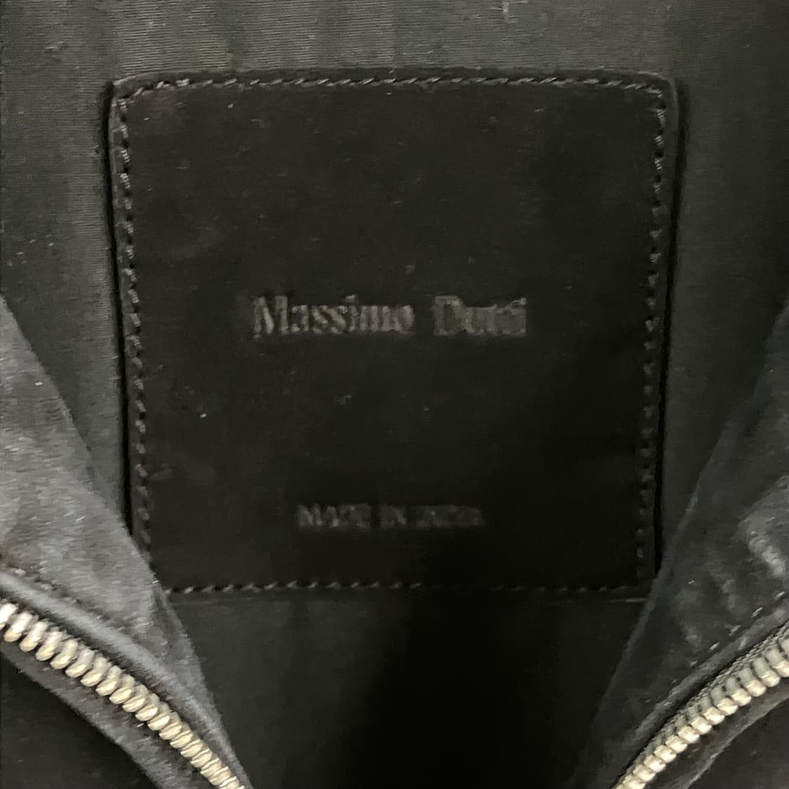 마시모두띠 블랙 스웨이드 자켓 XL 상품이미지3