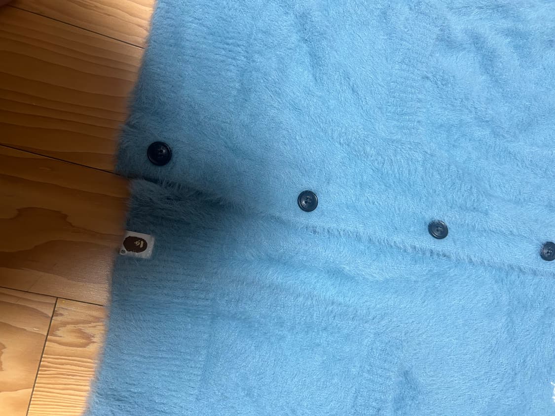 베이프 하늘색 가디건 M 상품이미지4