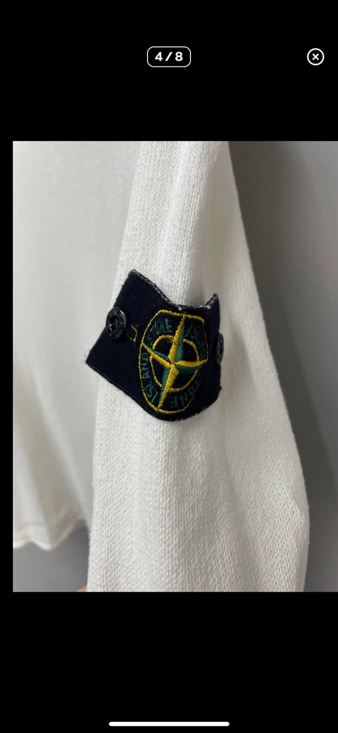 스톤아일랜드 와펜 코튼 라운드 니트 A2462 상품이미지5