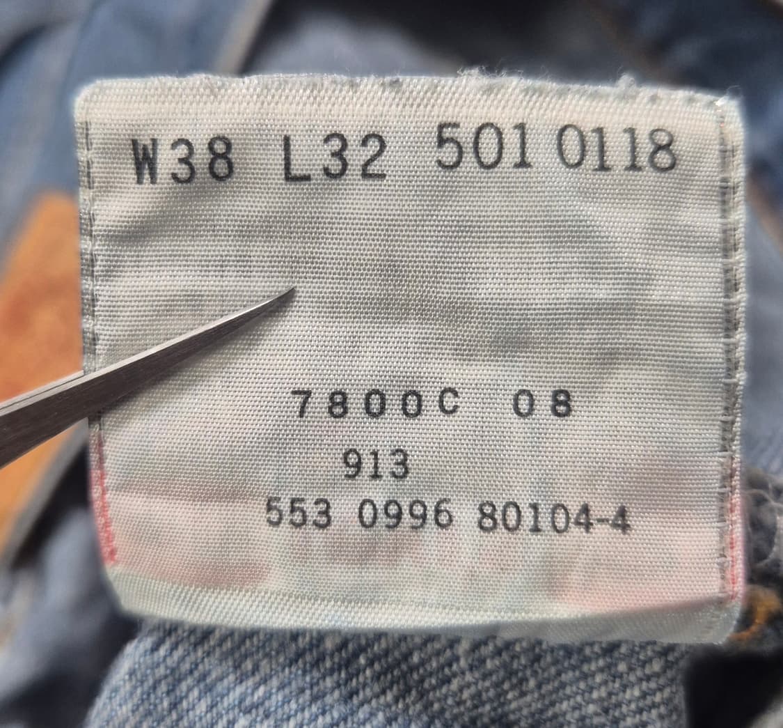 [38]90s US made 리바이스501 -835 상품이미지5