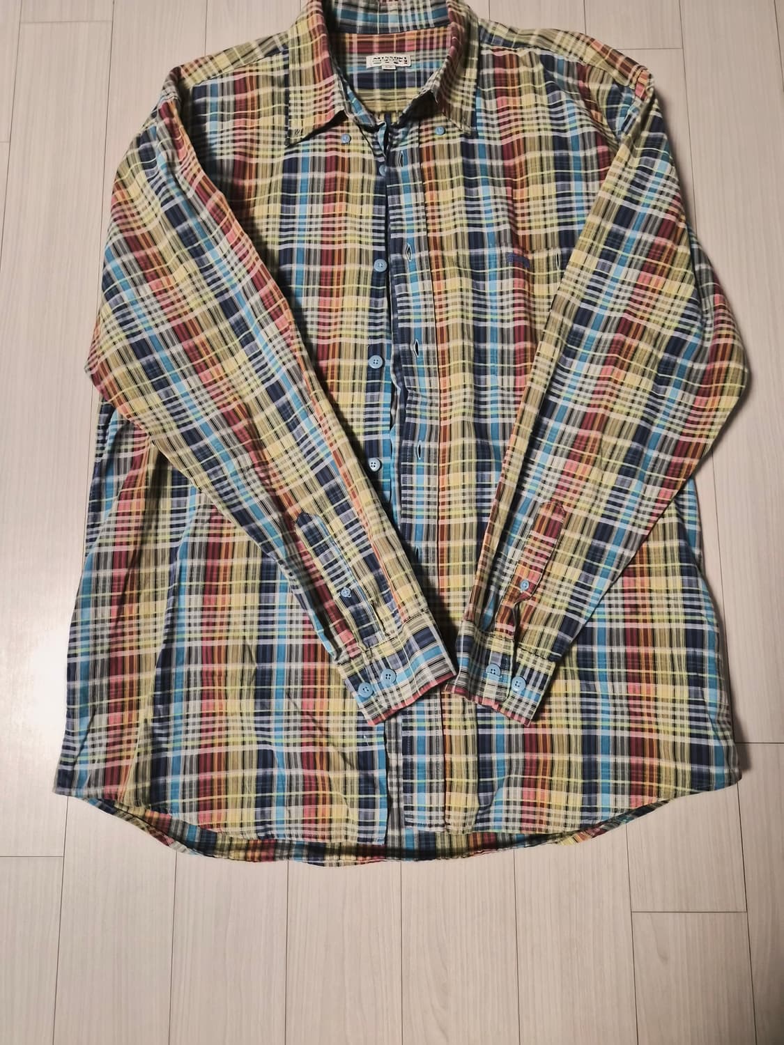 미쏘니스포츠 스몰로고 레인보우셔츠 사이즈52 상품이미지1