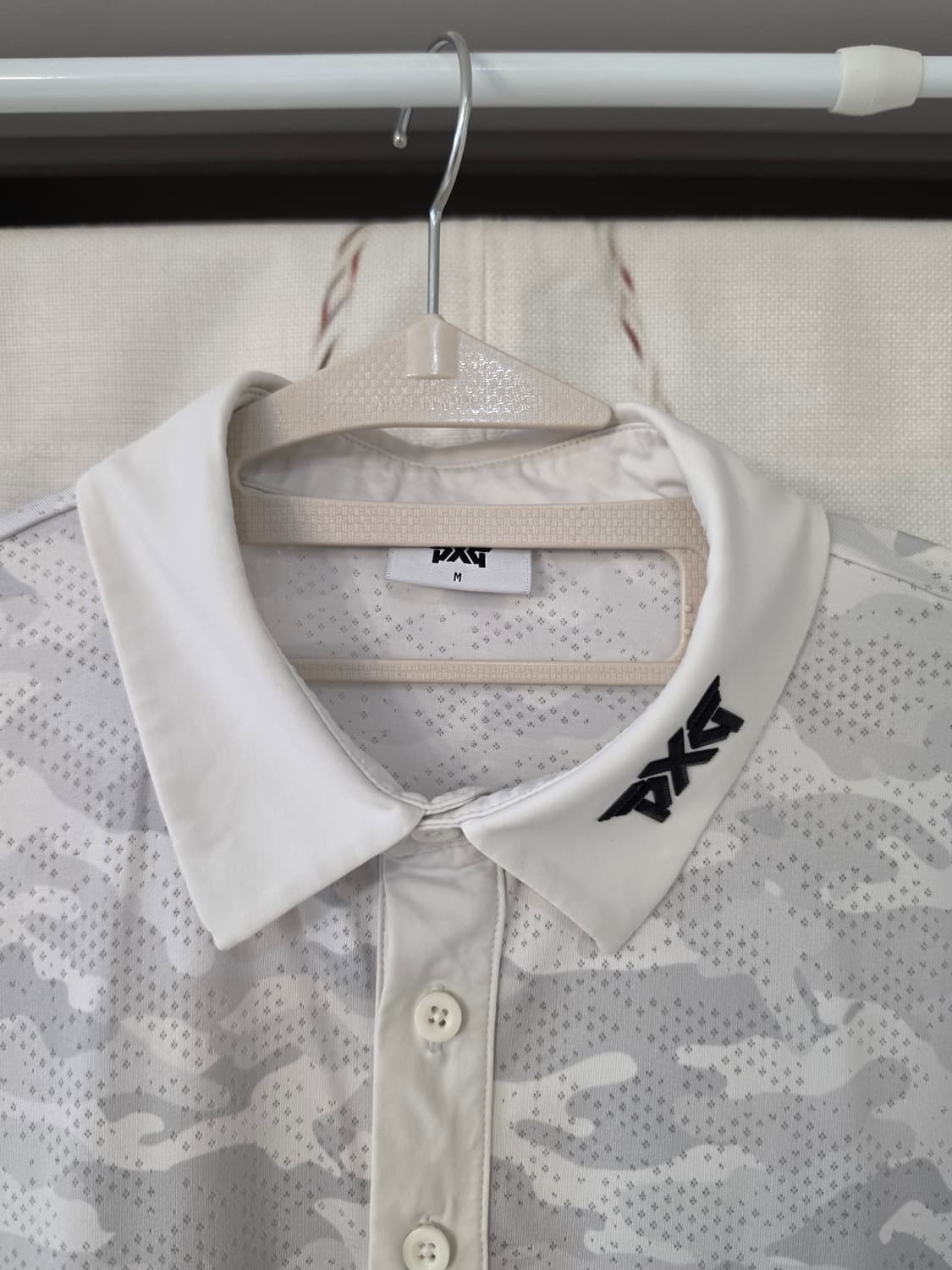 m)PXG 카모플라주 골프 반팔 폴로티셔츠 화이트 상품이미지3