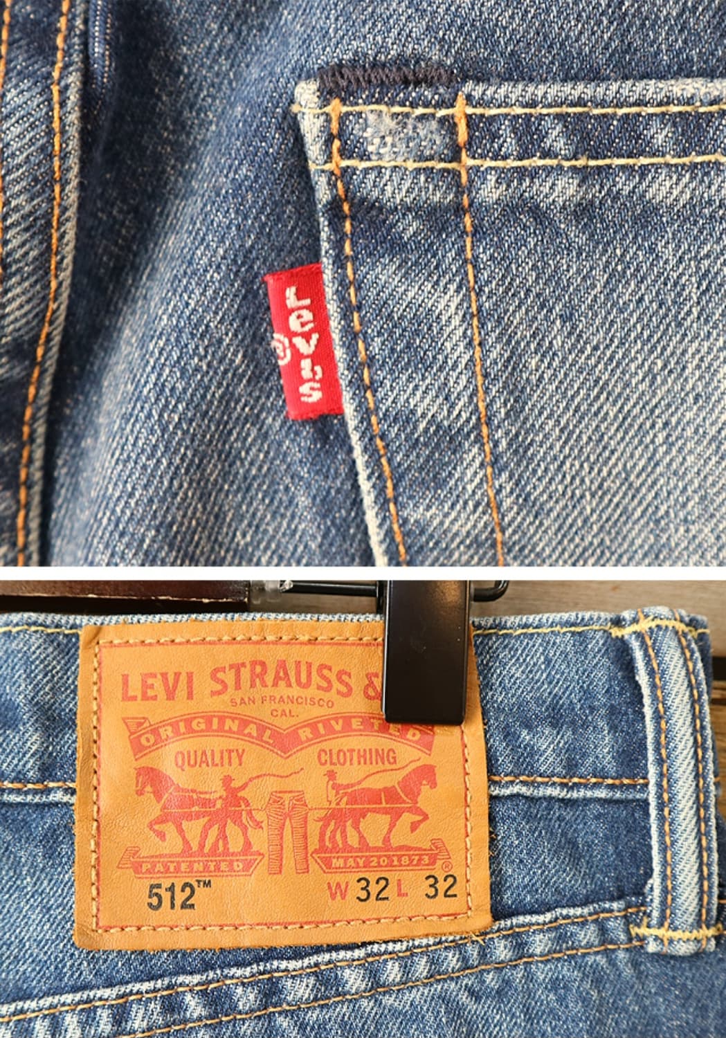 LEVIS 리바이스 512 테이퍼드핏 데님 31 상품이미지6