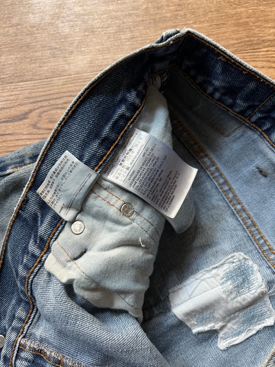 [38]리바이스 517 미디엄블루 플레어진 F4 상품이미지8