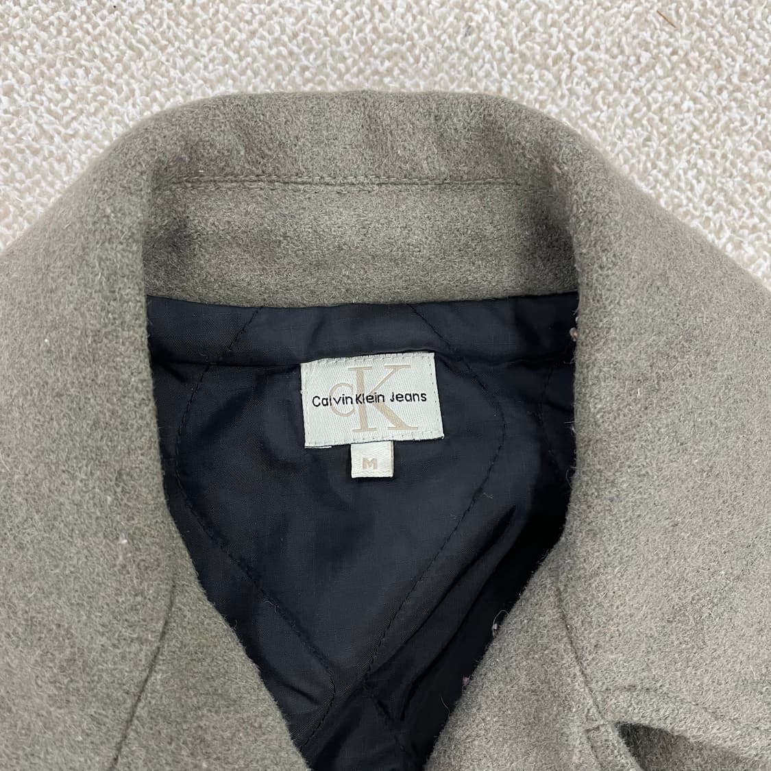 M 캘빈클라인 울 더블 코트 0209M1 상품이미지2