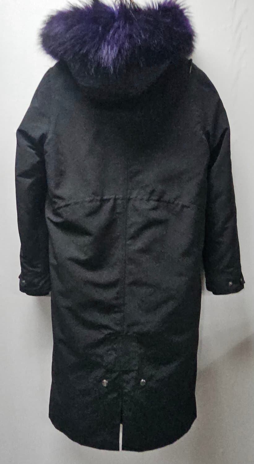 야상 퍼플퍼 롱 자켓 L 상품이미지4