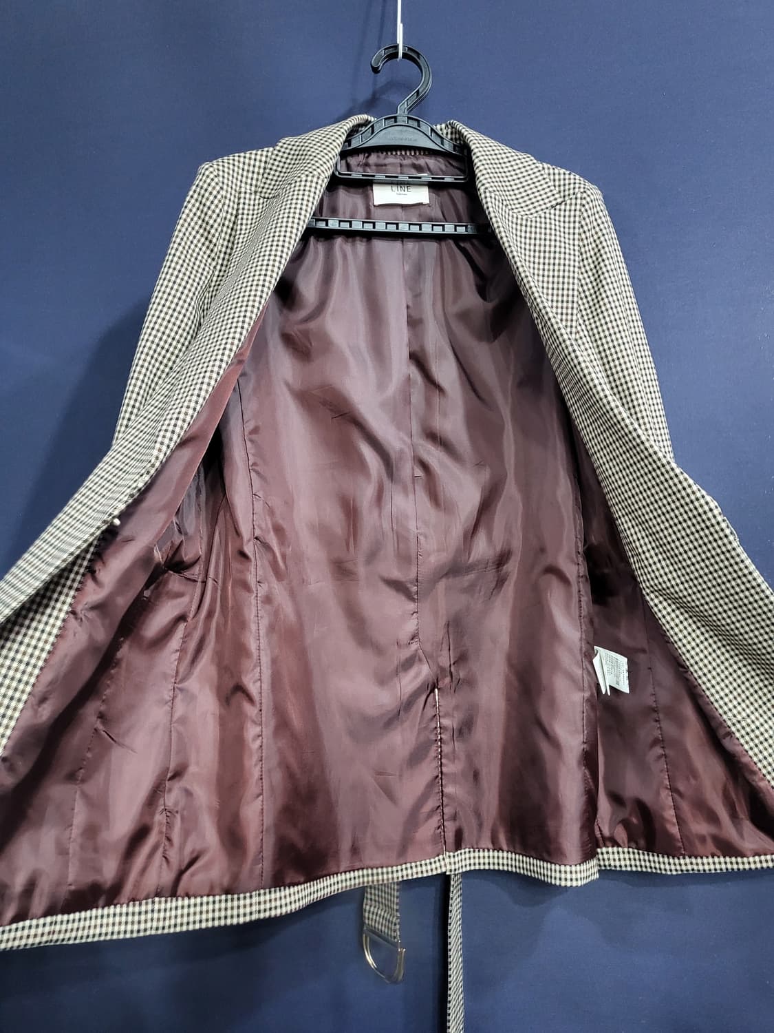 라인 어디션 벨티드 자켓 상품이미지7