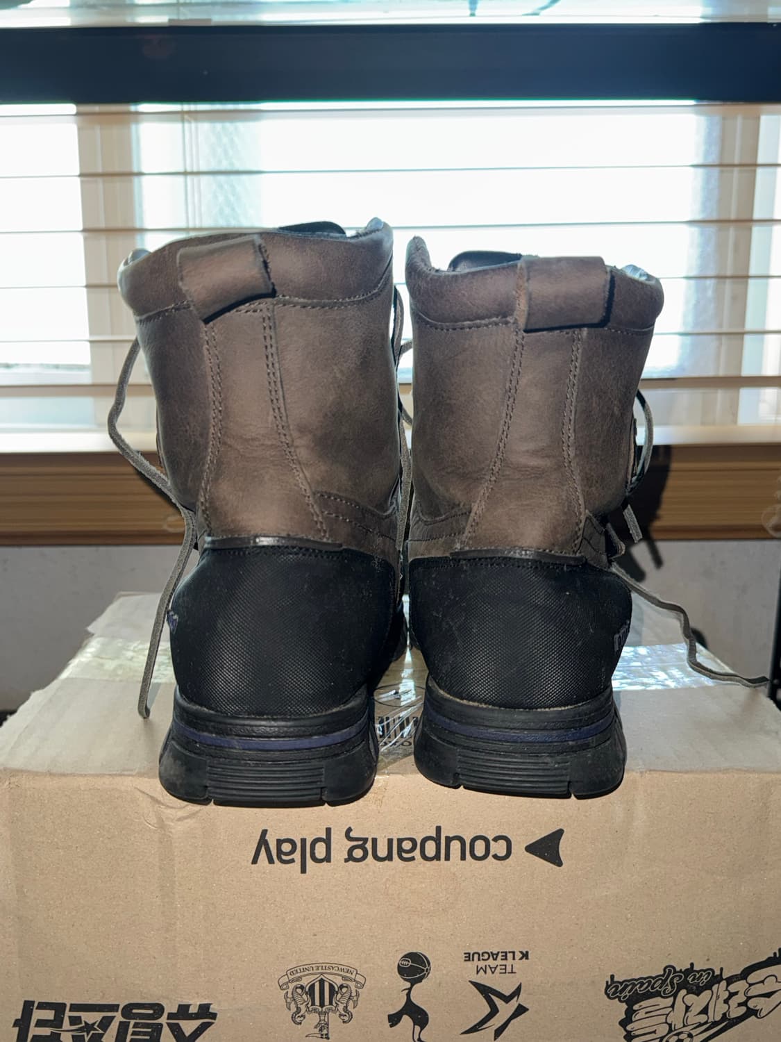 폴로 랄프로렌 브라운 스웨이드 처카 부츠(250-255) 상품이미지4