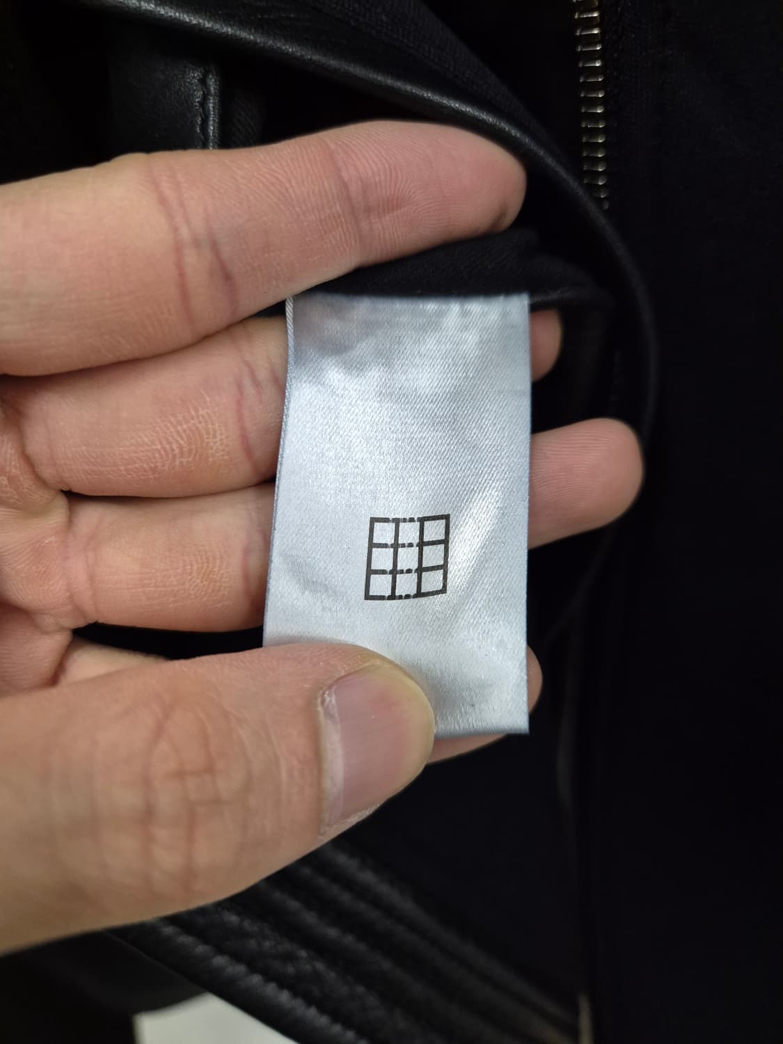 Jehee Sheen 재희신 배색 레더 자켓 48 상품이미지9