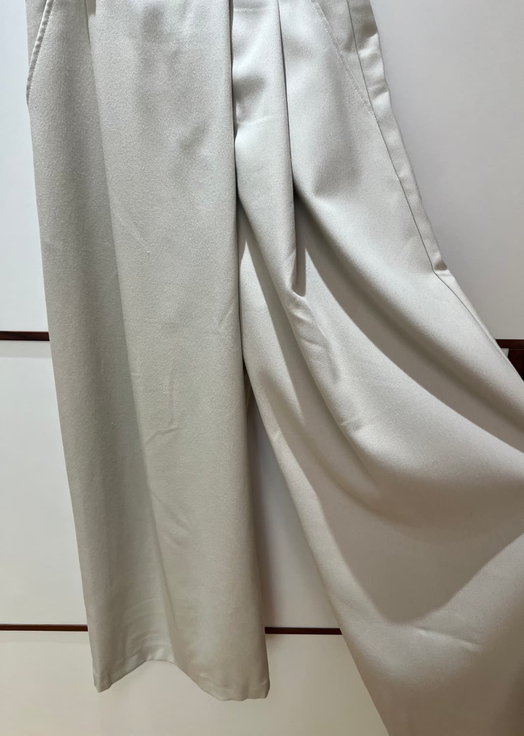 하이웨이스트 와이드 랩 슬랙스(s) 상품이미지5