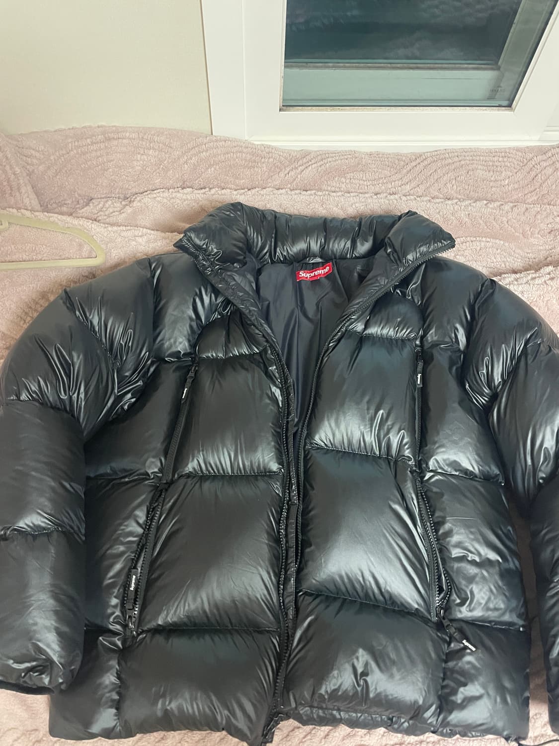 23fw 슈프림 페더웨이트 다운 퍼퍼 블랙 패딩M 상품이미지2