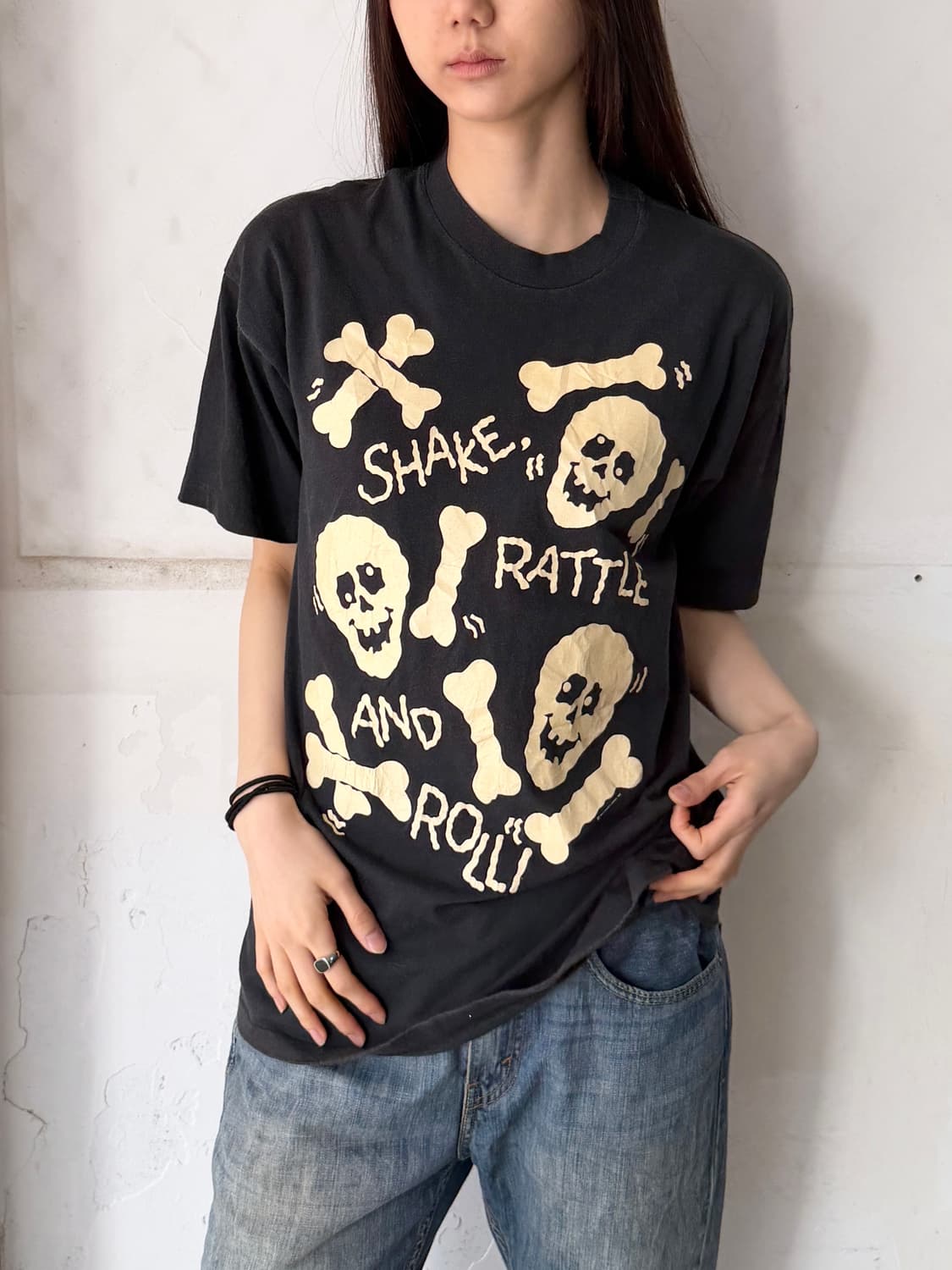 80‘s MADE IN USA 🇺🇸 스컬 반팔 상품이미지1