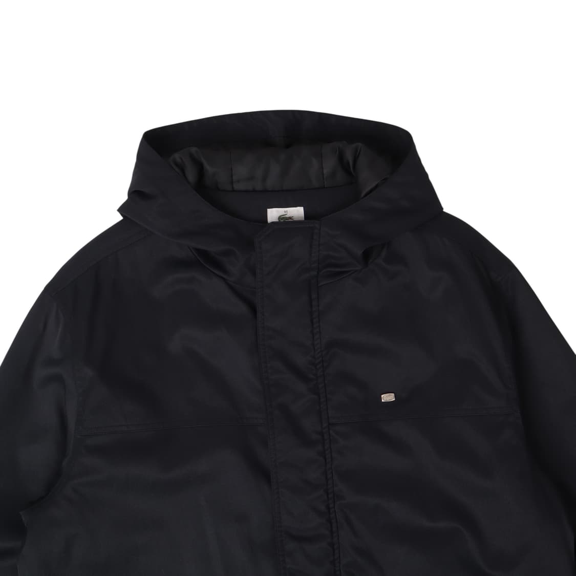 라코스테 실버 로고 후디드 롱 점퍼 상품이미지2