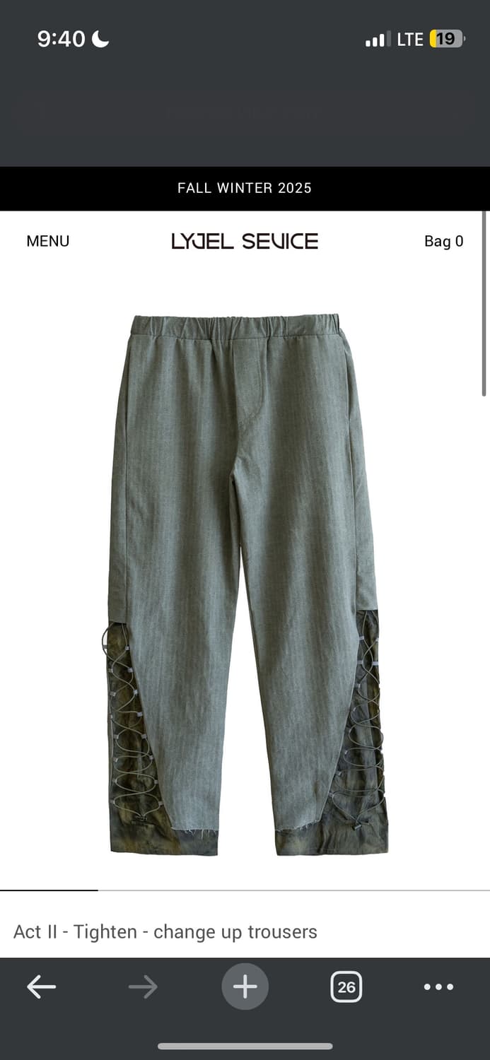 리젤서비스 Act Il - Tighten - change up 트라우저 상품이미지1