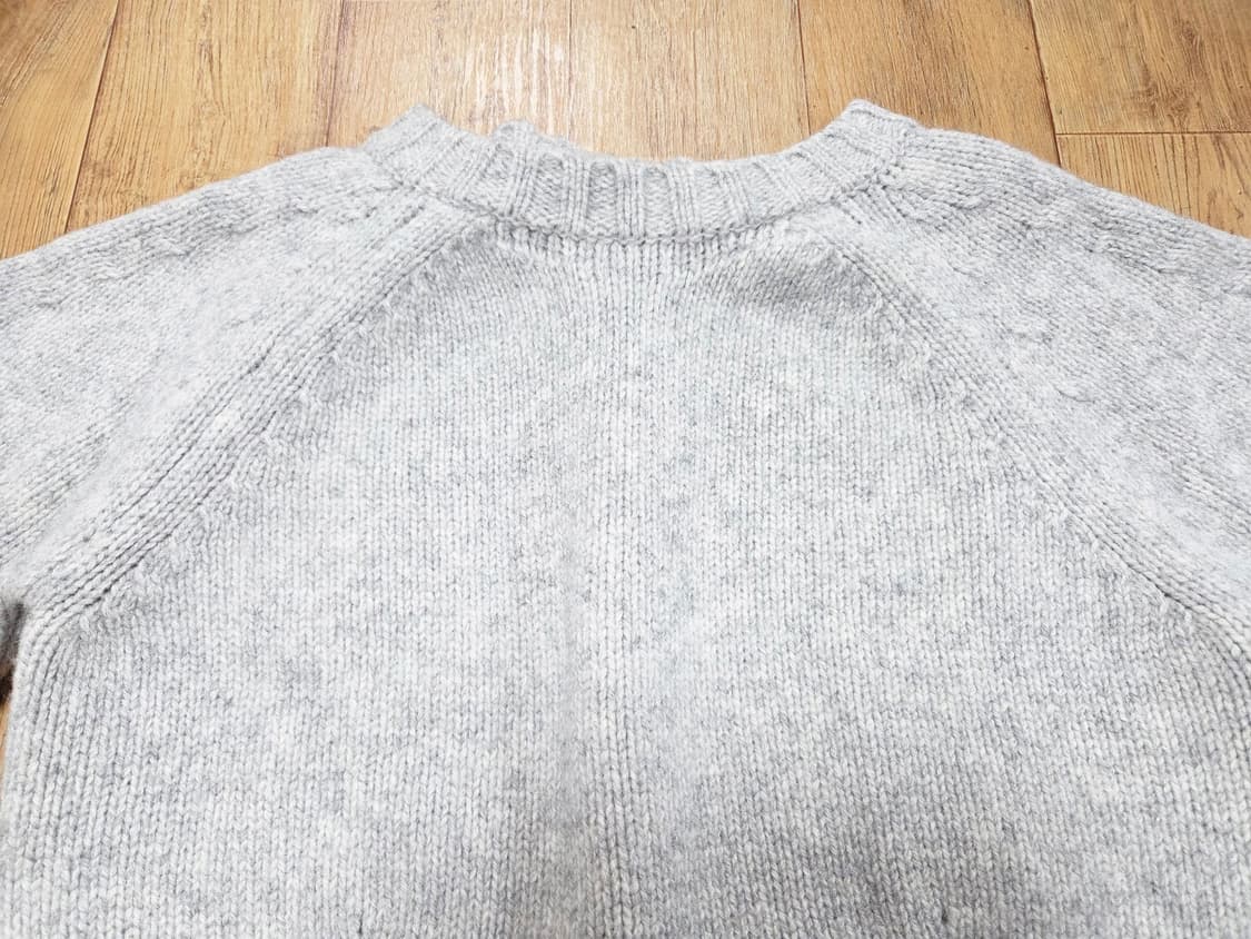 모한(MOHAN) RTW 셰틀랜드울 백 오픈니트 55-66 상품이미지6