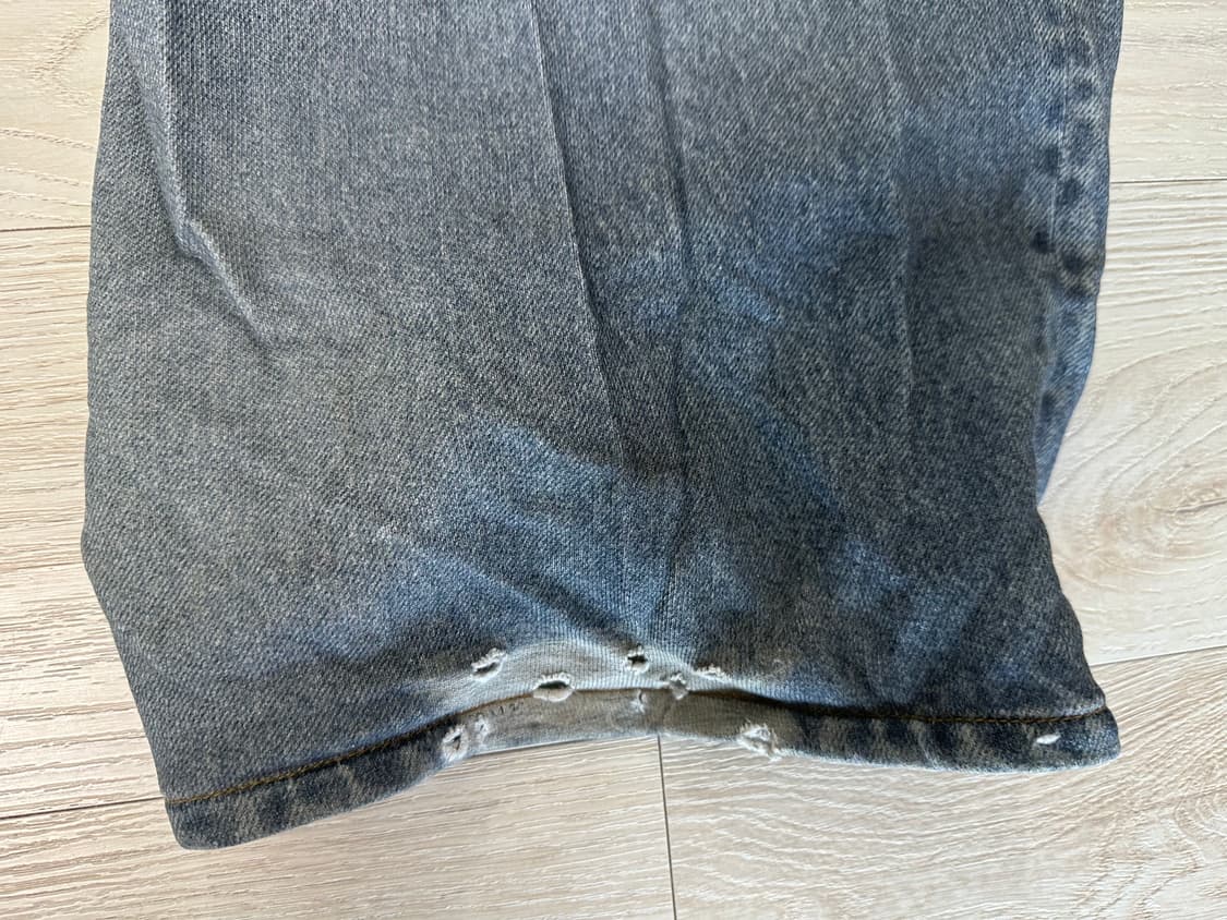 [S] 발렌시아가 트롱프뢰유 데님 팬츠 블루 상품이미지5