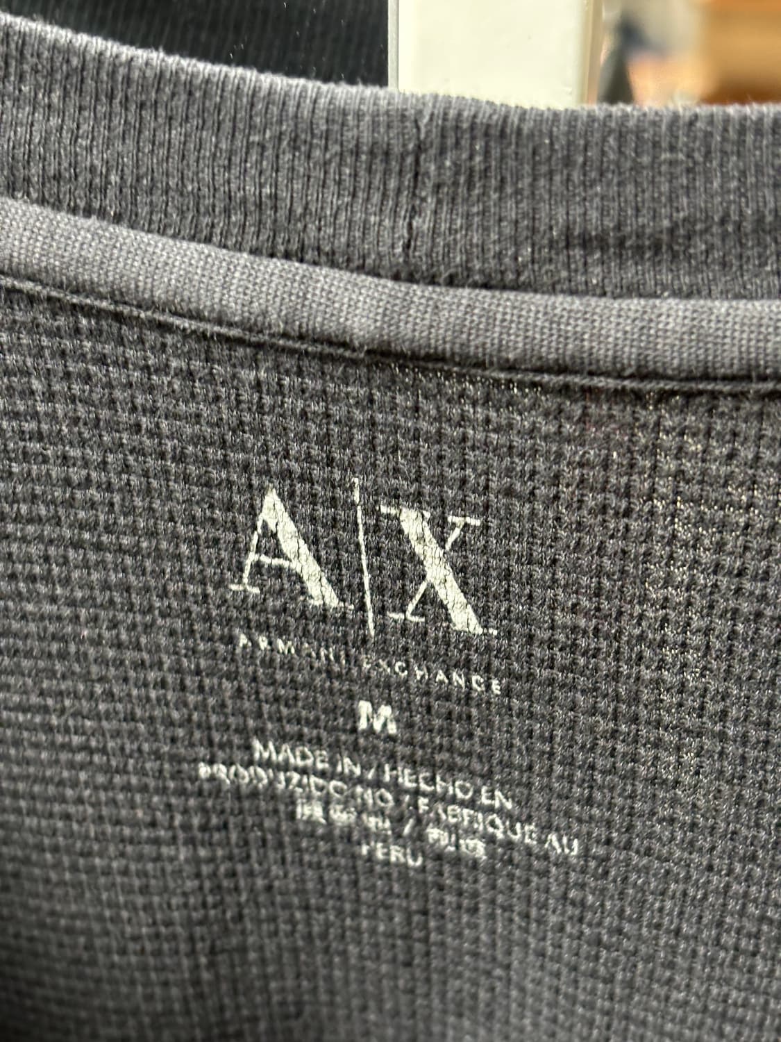 아르마니 익스체인지 와플 롱슬리브 상품이미지6