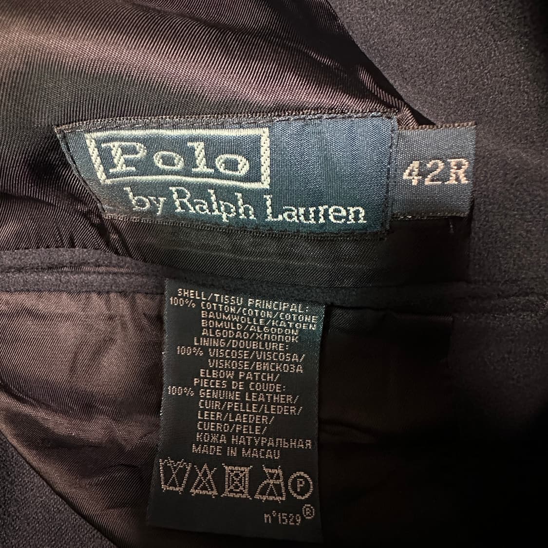 POLO RALPH LAUREN elbow leather jacket 상품이미지4