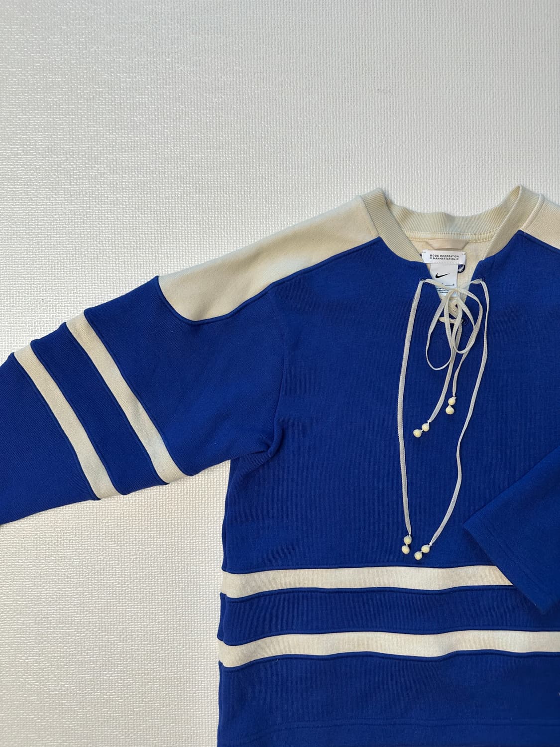 보디X나이키 레이싱 니트 딥 로얄 블루 L 상품이미지5