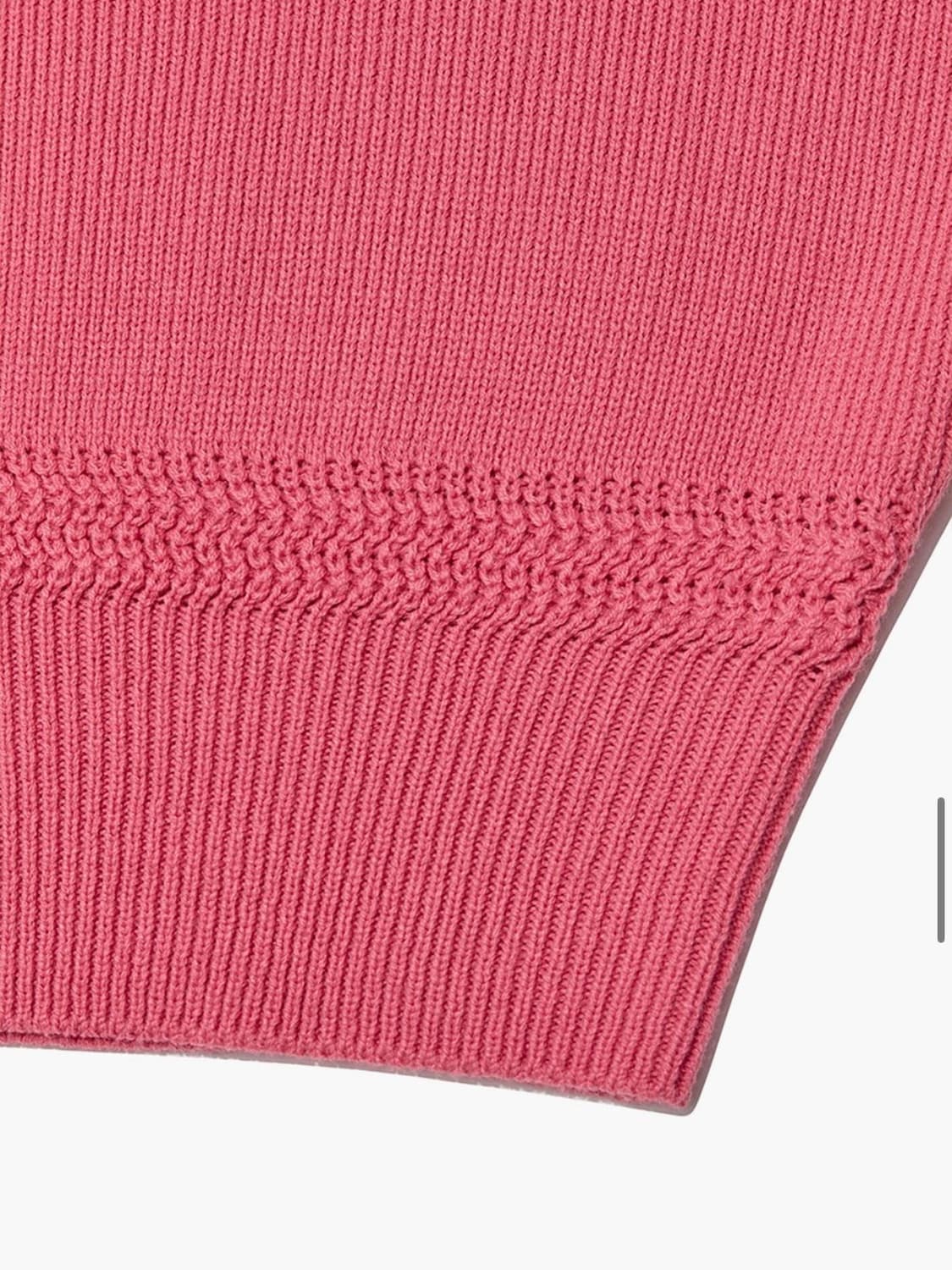 openyy 리브드 터틀넥 니트풀오버 (핑크) 상품이미지4