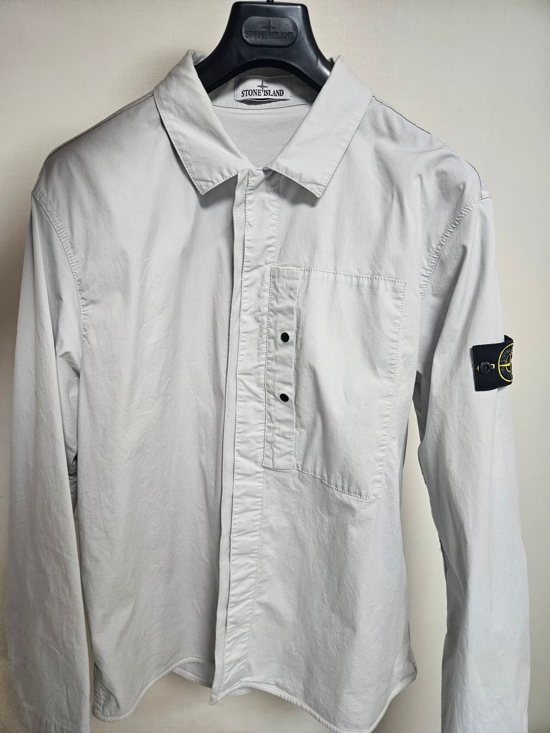 스톤아일랜드 수피마 코튼 트윌 스트레치-tc 오버셔츠 상품이미지2