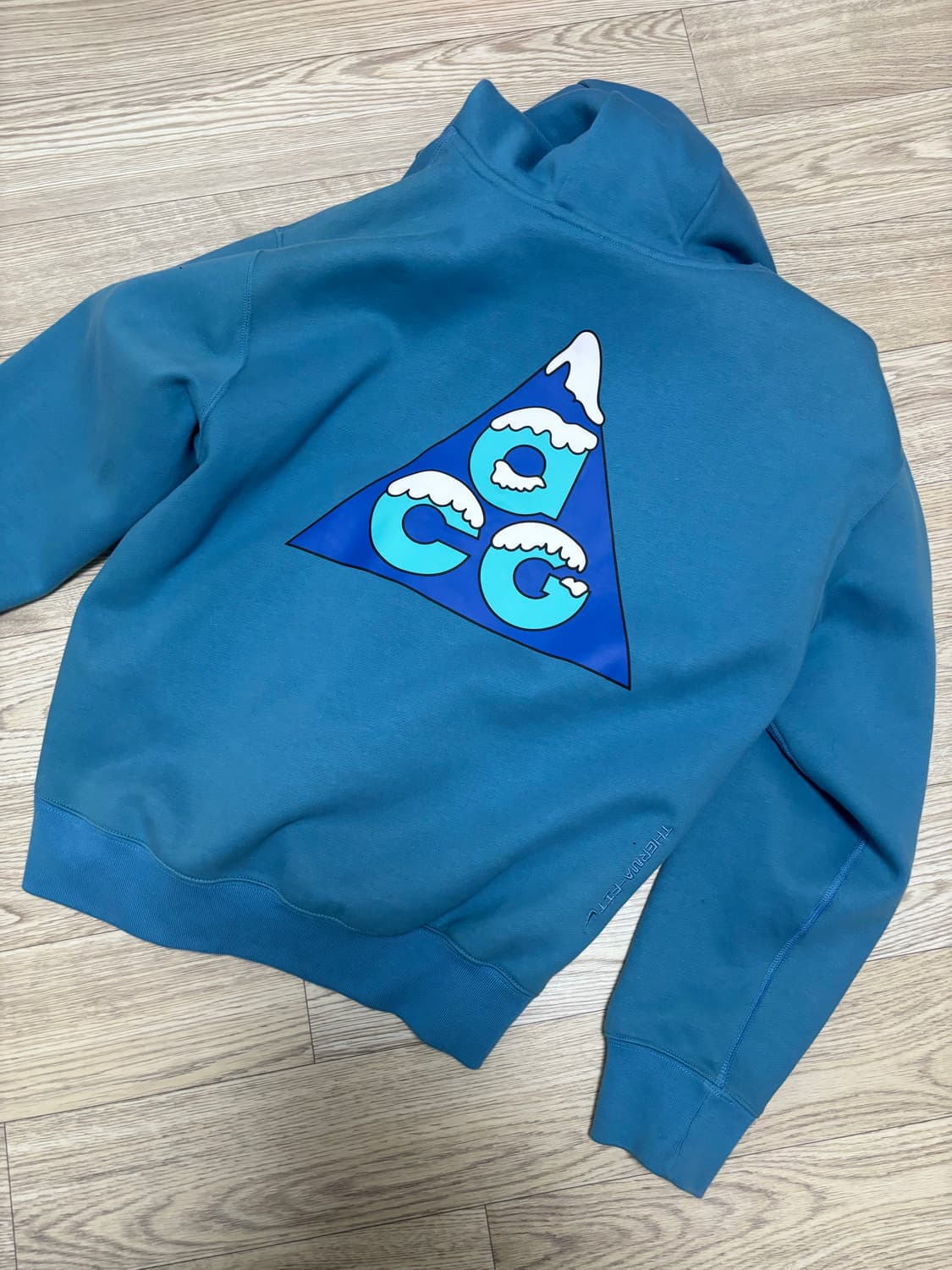 나이키 acg 써마핏 그래픽 후드 집업 더치 블루 상품이미지5