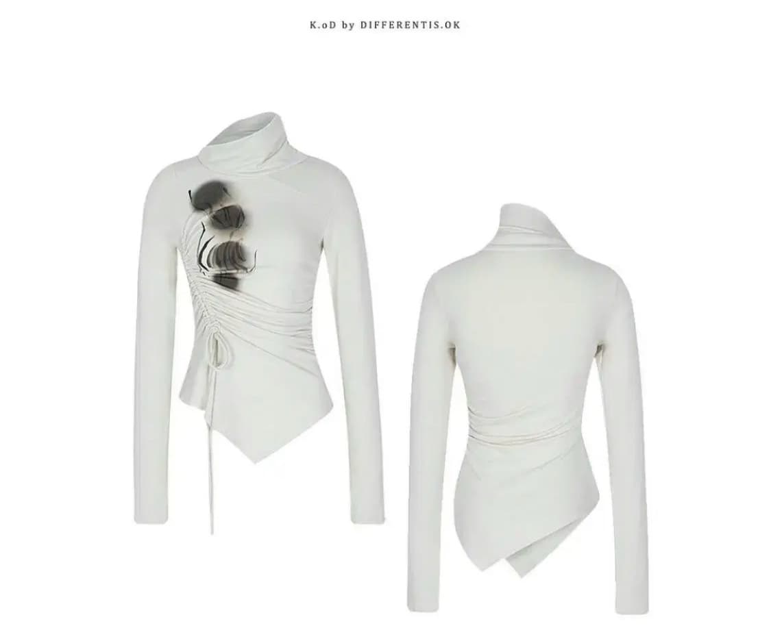 kod x kashiko 카시코 셔링 탑 판매 상품이미지1