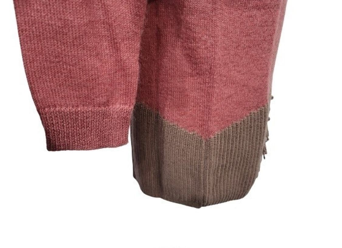 이태리 CARACTERE 까라떼레 투톤 포인트장식 니트 M 새상품
 상품이미지6