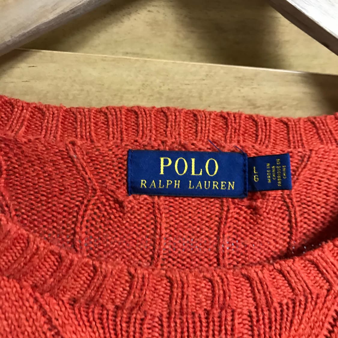 폴로 랄프로렌 신형라인 꽈배기니트 상품이미지3