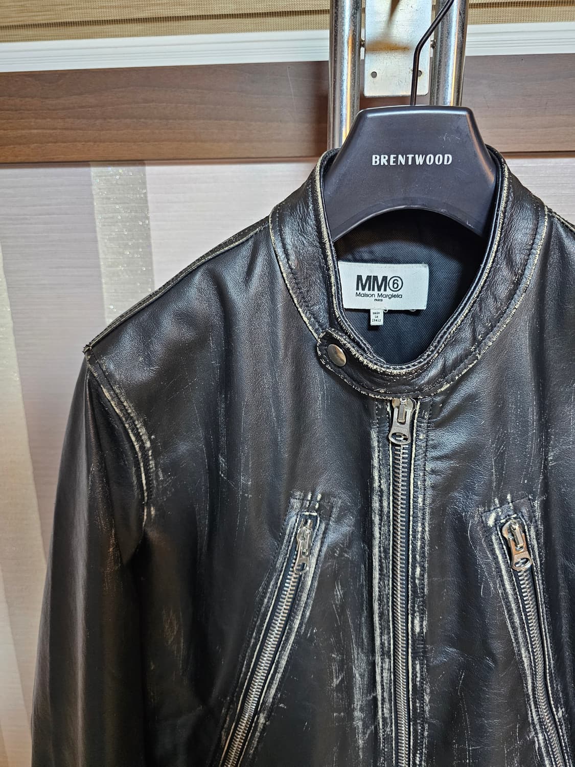 MM6 메종 마르지엘라 5zip 라이더 자켓 상품이미지3