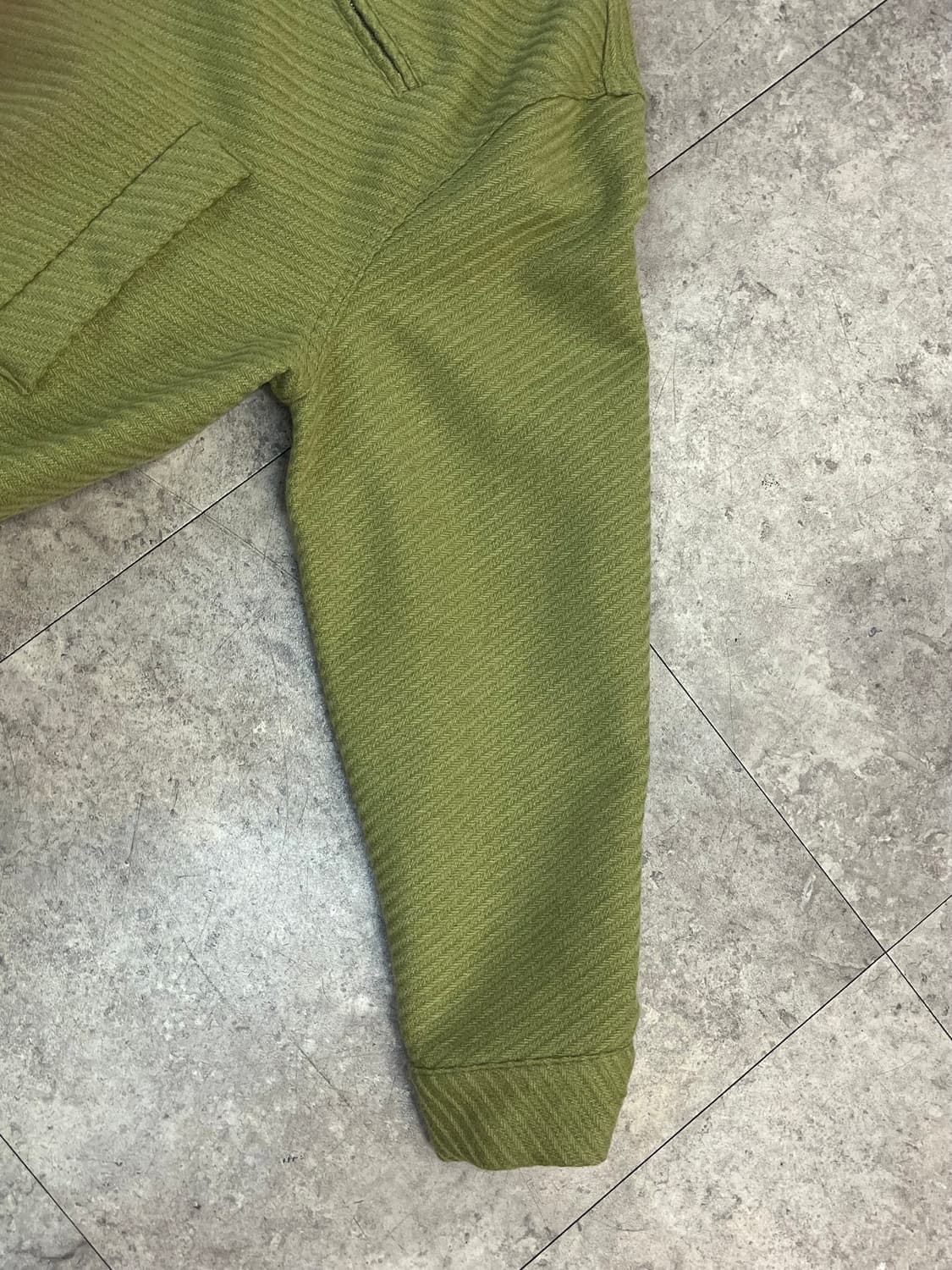 빈티지 투웨이 카라 집업 자켓 그린 #csz2350 상품이미지7