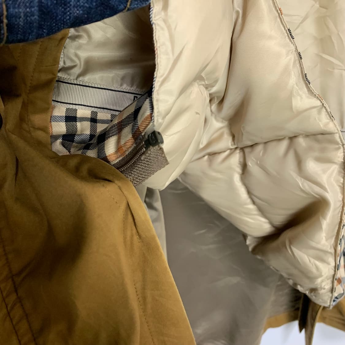 닥스 런던 일본 빈티지 워크자켓 야상 카멜 브라운 남녀공용 M 상품이미지7