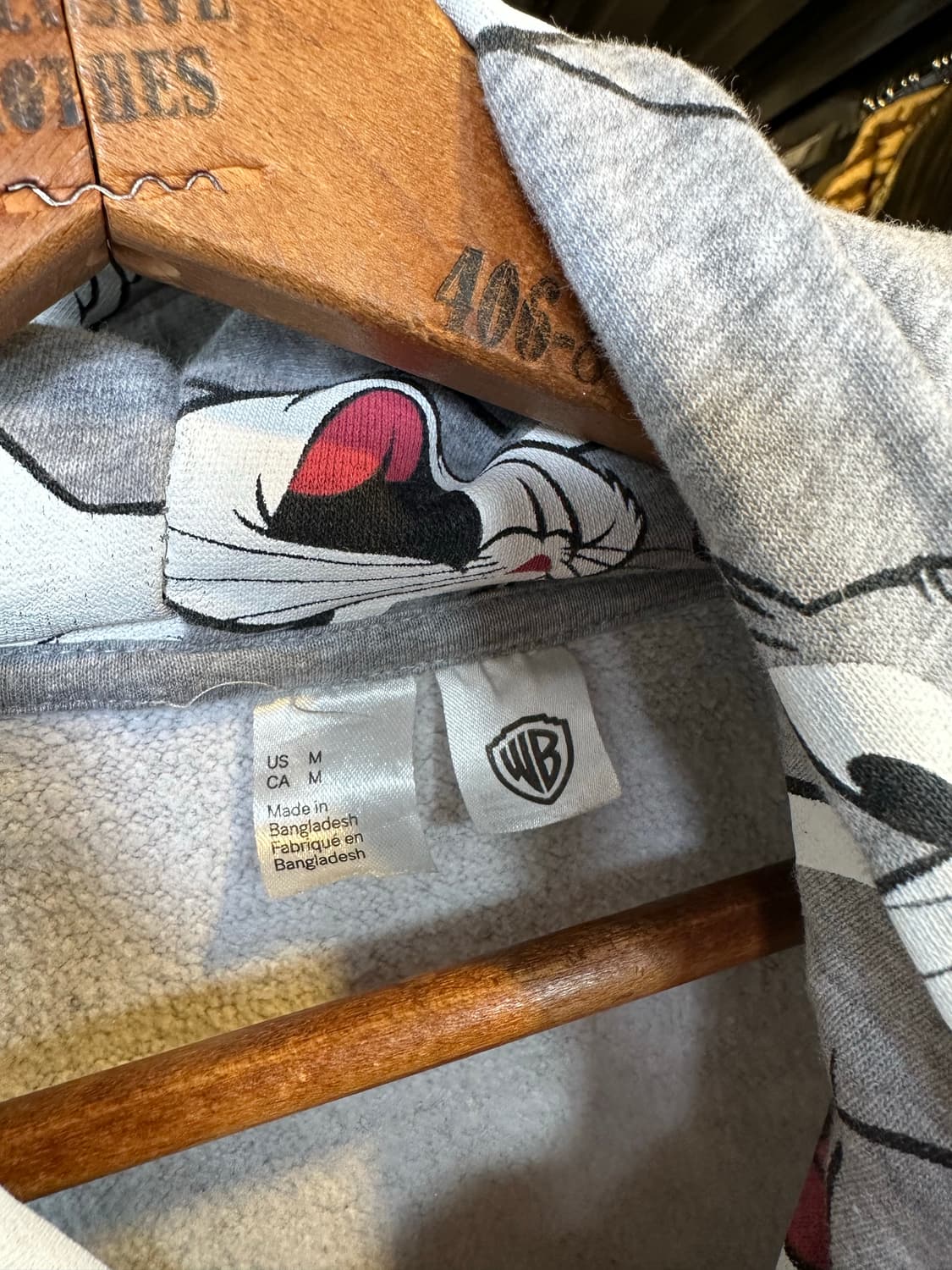 위너브라더스 루니툰즈 프린팅 스웻 후드 상품이미지6