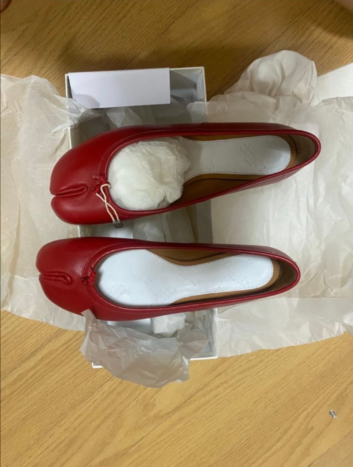 마르지엘라 타비플랫 레드 36.5 새상품  상품이미지5