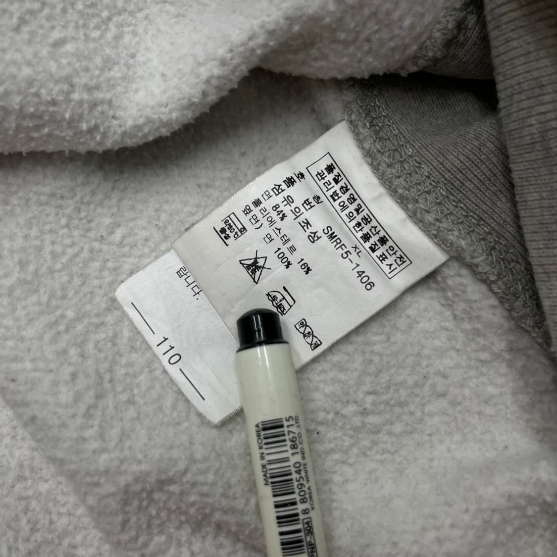 폴로 랄프로렌 빅포니 그레이 후드집업 XL 상품이미지6