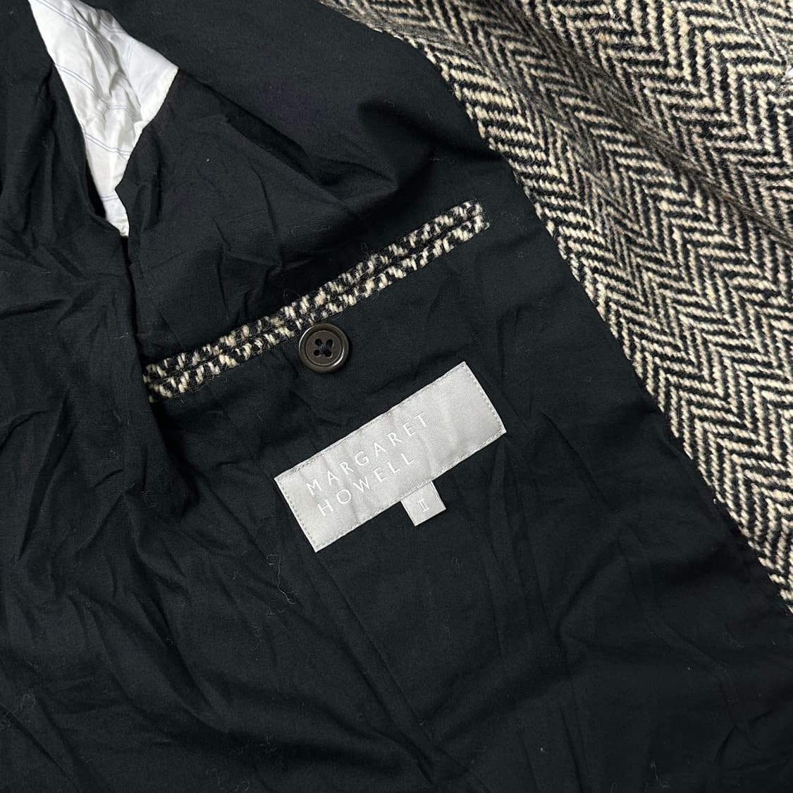 마가렛호웰 헤링본 더블 코트 상품이미지10
